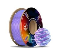 [200G] Plus de 30 couleurs PLA Silk Filament d'impression 3D dégradé bicolore/trois couleurs/quatre couleurs 1,75 mm Matériau d'impression 3D for imprimantes FDM(PINK+LILAC SP011)