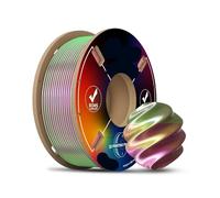 [200G] Plus de 30 couleurs PLA Silk Filament d'impression 3D dégradé bicolore/trois couleurs/quatre couleurs 1,75 mm Matériau d'impression 3D for imprimantes FDM(GREEN+GOLD+PURPLE SAN004)