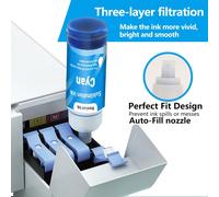 200Ml Recharge D'Encre À Sublimation Remplacement Pour Epson Ecotank Et-2700 Et-2750 Et-2751 Et-2756 Et-3700 For Heat Transfer Mug Tumbler T Shirts(Autofill/Upgrade Version/Icc Free)