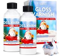 200ml Vernis Argile Autodurcissante, Vernis Peinture Acrylique,Peinture Argile Autodurcissante Empêcher Les Fissures D'argile, Les Rayures Et Les Rayures En Pot D'argile, Adapté Aux Artistes Peintres