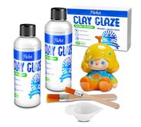 200ml Vernis Argile Autodurcissante | Vernis pour Argile Autodurcissante Transparent Imperméable Résistant aux Rayures Brillant - Compatible avec Peinture Acrylique, Poterie, Céramique, Bois & Plâtre