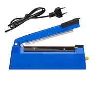 200mm scelleuse thermique, 30.1 * 7.2 * 7.2cm Machine à sceller à chaud, Machine d'étanchéité en Plastique pour Sacs en Plastique, Sacs en Aluminium, Sacs en Papier Kraft, Bleu