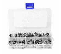 200pcs 10 valeurs npn pnp à92 bc327 bc558 kit d'assortiment de transistor transistors en silicium de haute qualité pour amplification projets de bricolage