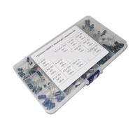 200PCS 15Kinds Electrolytic Capacitor Organization Storage 0.1-220uF Capacitors Assortment Box Kit AUOQKQUT