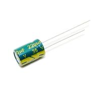 200PCS 220UF 35V 35V220UF Aluminum Electrolytic Capacitor high-frequency 8X12MM EKFBQBGW