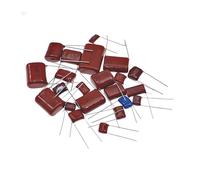 200pcs 25 values 630V 0.001uf~2.2uf CBB Metal Film Capacitors Assortment Mixed Box kit NWPNLXEA