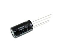200pcs 330UF 63V Aluminum Electrolytic Capacitor 63V330UF 10X20MM MQXFCZUX