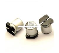 200PCS 35V100UF SMD Aluminum Electrolytic Capacitor 100UF 35V 6 * 7MM AUOQKQUT