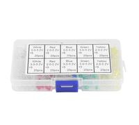 200Pcs 3mm 5mm Red Yellow White Green Blue Assortment Emitting LED Diodes Light Kit Set