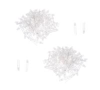 200Pcs 3mm Lumiere Blanche LED Light Emitting Diode