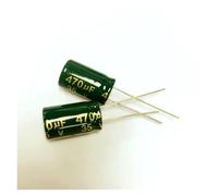 200PCS 470UF 35V LOW Aluminum Electrolytic Capacitor 35V470UF 10X17mm EKFBQBGW
