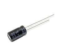 200PCS 63V22UF electrolytic capacitor 22uf 63v 6 * 12MM EKFBQBGW