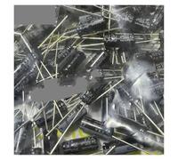 200PCS Aluminum Electrolytic Capacitors 10V 16V 25V 35V 50V 63V 100V 250V 400V 450V 100UF AUOQKQUT(63V100UF 10X12.5)