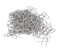 200pcs Anneaux de Saut de Fil D'alliage de -chrome en Forme de U Anneau de Crochet de Crochet pour Pendentifs de Bricolage Ornements en Céramique Fabrication de Fusion de Verre