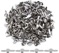 200pcs Attaches Parisiennes Rond Mini Brads Pointe Clous En Métal Rivets Cloutés Argent Travaux Manuels Et Scrapbooking Décoration Diy Loisirs Créatifs