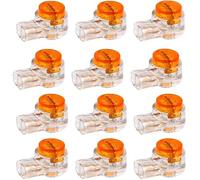 200pcs Connecteurs de Câble K1, Connecteur d’Epissure avec Gel D’Étanchéité Borne à 2 Fils de Connexion