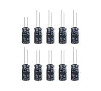 200pcs Electrolytic Capacitor Assorted Kit 15Values 0.1UF - 220UF 10V 16V 25V 50V 100UF 47UF 22UF 10UF Aluminum Capacitance Box AUOQKQUT