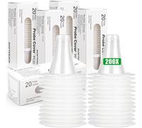 200pcs Embouts pour Braun auriculaires,capuchons couvre filtres de sonde de rechange lentilles de Protection