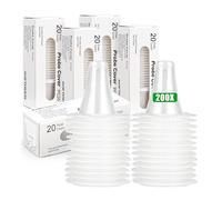 200pcs Embouts pour thermomètre auriculaires, capuchons couvre filtres de sonde de rechange lentilles de Protection