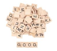 200pcs Lettres en Bois,Lettres,Lettre Bois,Lettres Mobiles,Lettre Bois,Tuiles de Lettre en Bois A à Z,Pour Travaux Manuels,Cadeau,étude,Orthographe,20 x 18 x 4mm