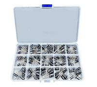 200pcs/Lot 10v 16v 25v 50V 0.1uf - 220uf Kit Combiné De Condensateur Électrolytique Radial,6q59CYQ7u0g