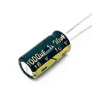 200pcs/lot P92 1000uf16V Low ESR/Impedance high frequency aluminum electrolytic capacitor size 8 * 16 16V 1000uf 20% AUOQKQUT
