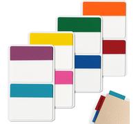 200pcs Marque Page Adhésif Autocollantes Onglets D'index Étiquettes D'index Marqueurs Adhésifs Multicolore Fournitures Papeterie Scolaires Bureau