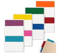 200PCS Marque Page Adhésif Autocollantes Onglets d'Index Étiquettes d'Index Marqueurs Adhésifs Multicolore Fournitures Papeterie Scolaires Bureau