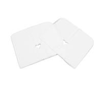 200pcs Massage Face Cover confortable Couvrages d'appuie-tête jetables confortables White Salon Home Spa Club Skin Management Centre beauté mince tissu standard Taille propre