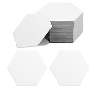 200pcs Paper Piecing pour Patchwork, 2,54cm Gabarits en Papier Hexagonaux Formes Hexagone Papier pour le Quilting Fournitures pour l'Épissage le Patchwork