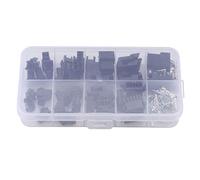 200PCS Plug Connecteur 2/3/4/5PIN, 22 Awg Jst Sm 5 Broches 2.54mm Sm Terminal Mâle Mâle Femelle Fil Jumper Pin Header Connecteur Mâle Femelle Broches à Sertir Adaptateur AssortmentConnector Kit