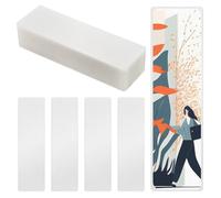 200pcs Pochettes de Plastification, 6x21,6cm Pochette de Plastification a Chaud 0,125mm Pochette de Plastification Thermique Compatibles avec la Plupart des Plastifieuses de Sacs à Livres