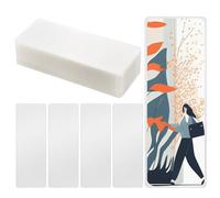 200pcs Pochettes de Plastification pour Marque-Pages, 6x16cm Pochette de Plastification a Chaud 0,125mm Pochette de Plastification Thermique pour Amateurs de Livres Amoureux de la Nature