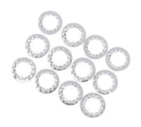 200PCS Pour Assemblage De Lampe Rondelles Dentelées Pour Les Appareils D'éclairage/Solution De Fixation Antidérapante/Entretoises En Métal Cales Composants