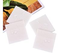 200Pcs Transparent Sticky Notes, Notes Autocollantes Transparentes Imperméables Notes Repositionnables, Translucent Sticky Notes Memo Amovibles Notes Adhesives Pour Etudiants/Bureau/Cuisine - 75x75 mm