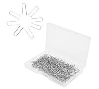 200pcs U-Pins Couture Artisanat Needlecrafts Pins Double Blocage Pin Acier Inoxydable U Crochets de Cintre U Shaped Couture Pins Quilting Pins Positioning Pins(23mm)