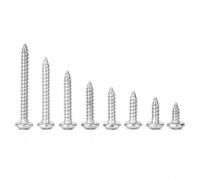 200pcs Vis Autoforeuse M3.5 Acier Inoxydable 304, Tête Cylindrique, Ensemble Complet - Haute Résistance, Antirouille, Utilisation Polyvalente pour Décoration et Industrie