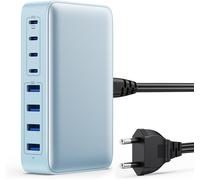 200W Chargeur Usb C, Chargeur Rapide Avec Gan Iii Tech, 8 Ports Pd Qc Pps Prise Multiple, 65W Adaptateur Chargeur Laptop Compatible Avec Macbook Pro/Air Laptop, Iphone, Ipad Pro, Galaxy, Ste[Z235]