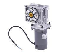 200W DC 12V 24V Worm Gear Speed Reducer Gearbox NMRV040 worm gear with DC electronic starter 1800RPM CZAOINCU(R20 90RPM,RV040 200W 12V)