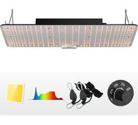 200W Dimmable Lampe pour plantes 30x60x7.7cm LED Lampe pour plantes 544x Samsung 281B plein spectre 26000lm flux lumineux lampe de croissance 760nm longueur d'onde infrarouge lumière pour plantes serr