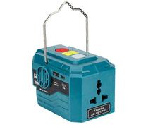 200W Li-Ion Battery Power Inverter for 18V to AC 120V,Power Supply Inverter with LED Work Light,USB
