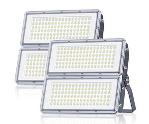 200W Projecteur LED Extérieur - 2PACK 20000LM Lumineux Spot LED Extérieur avec Transformateur, Projecteur Exterieur Blanc Froid 7000k, IP67 Étanche Eclairage Exterieur pour Garage, Stade, Usines