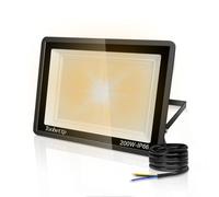 200W Projecteur LED Extérieur, Spot LED Exterieur 20000LM Super Lumineux 3500K Blanche Chaude Éclairage de Sécurité Extérieur IP66 Imperméable pour Garage Jardin Terrasse Parking