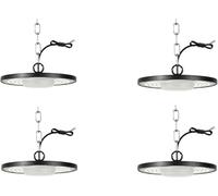 200W Projecteur LED Industriel UFO,20000LM 6000K pour Garage Usine,4PCS | Faisceau 120°,étanche IP65 Intérieur/Extérieur, Durée Vie 50000h, LED UFO pour Entrepôt Gymnase Péage Centre Logistique
