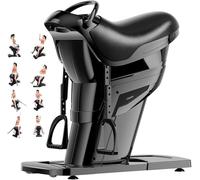 200W Simulation Horse Riding Fitness Machine, Electric Horse Riding Machine for Indoor, with LCD Display, Bluetooth Function 20 Speeds, Load Bearing 330lbs, Safety Switch, for Home Gym Exercise