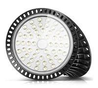 【200W Ultra-Mince Led Projectur】 Viugreum 200W UFO Spot Lustre Haute Baie Lumière, 20000LM, Etanche IP65 Blanc Froid (6000K) pour Usine, Atelier, Terrasse, Square （La Troisième Génération)