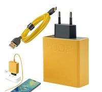 200W USB C Charger, USB C Charger Block | Chargeur de téléphone Portable C avec câble - Adaptateur Mural Portable Station Haute Vitesse pour téléphone, Tablette, Ordinateur Portable, Coussin