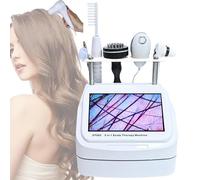 200x DéTecteur De Cuir Chevelu De 25,4 Cm Microscope NuméRique, Analyseur De Cheveux Multifonction,Testeur Hd Follicule Pileux,Pour La Santé Du Cuir Chevelu (écran de 10 pouces)