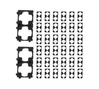 200X Double Support de Batterie AU Lithium 18650 pour Pack Cellules Bricolage Noir