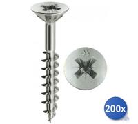 200X Vis Autoperceuses Pour Panneau Panelvit Chromiting&REG; Mustad Tsp Pz